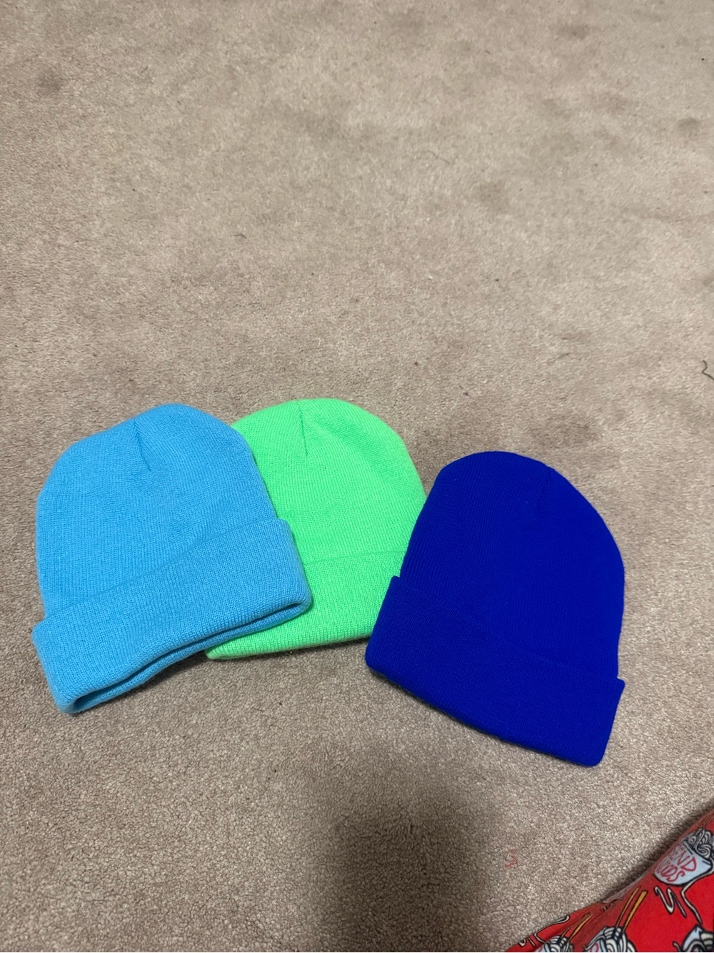 Set of 3 beanies